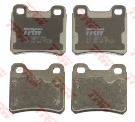 set placute frana,frana disc 2