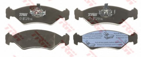 set placute frana,frana disc 2