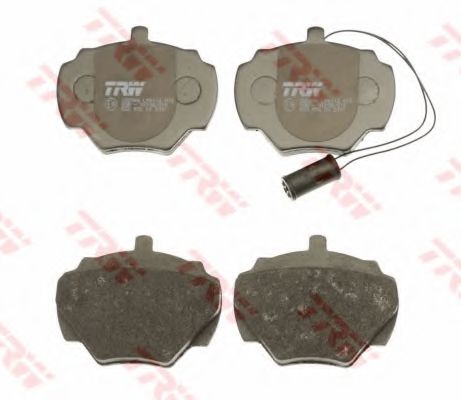 set placute frana,frana disc 2