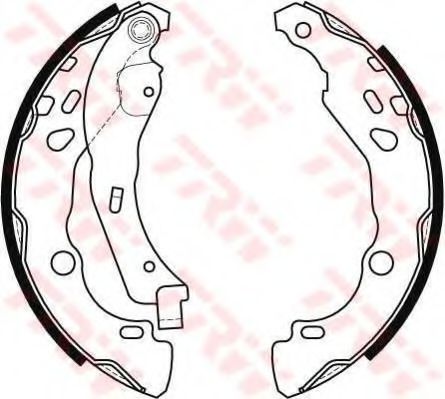 GS8455 Set saboti frana TRW 