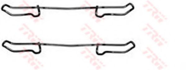 PFK241 Set accesorii, placute frana TRW 