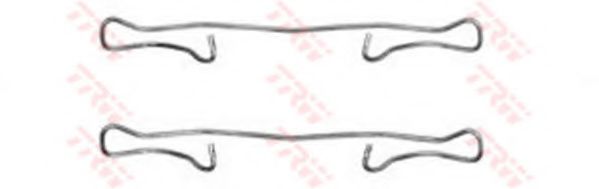 PFK302 Set accesorii, placute frana TRW 