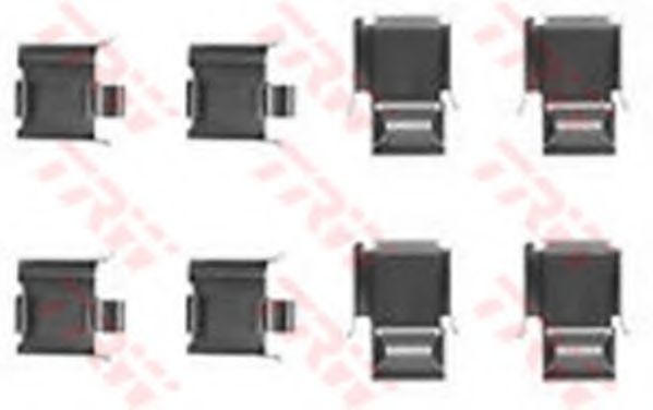 Set accesorii, placute frana