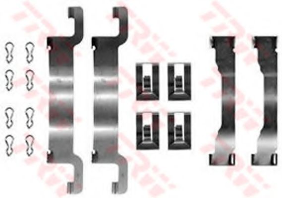 PFK378 Set accesorii, placute frana TRW 
