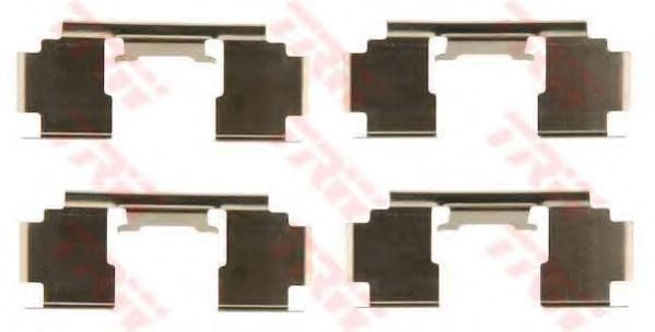 Set accesorii, placute frana