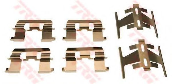 PFK402 Set accesorii, placute frana TRW 