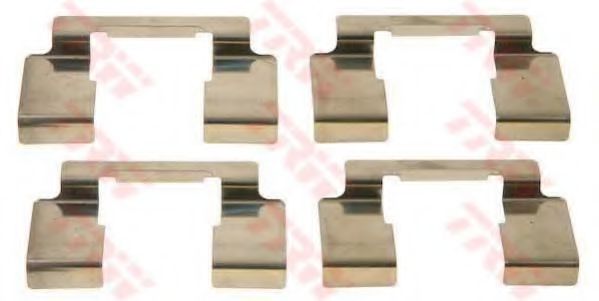 Set accesorii, placute frana