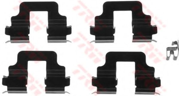 Set accesorii, placute frana