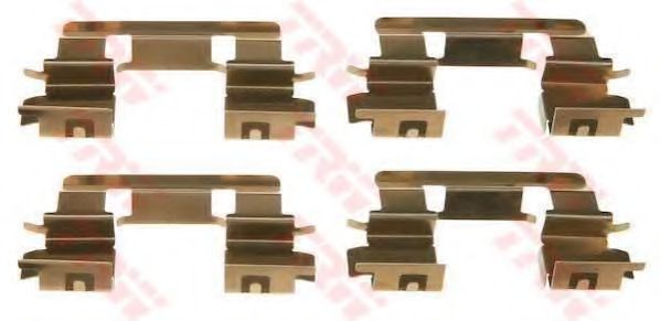 Set accesorii, placute frana