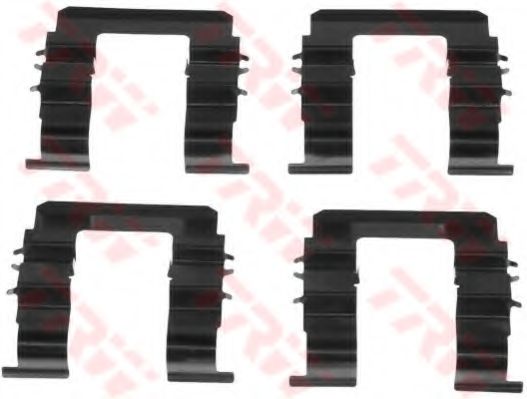 Set accesorii, placute frana