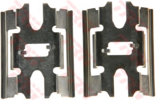 PFK554 Set accesorii, placute frana TRW 