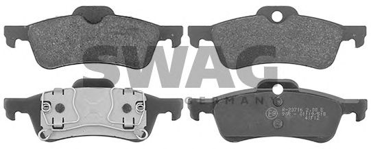 set placute frana,frana disc 2
