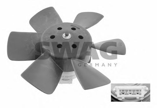 30 90 6989 Ventilator, radiator SWAG 