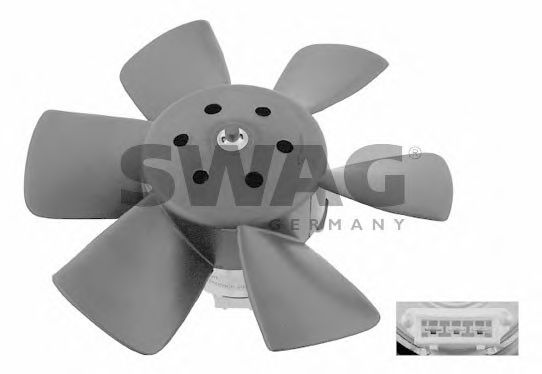 30 90 6990 Ventilator, radiator SWAG 