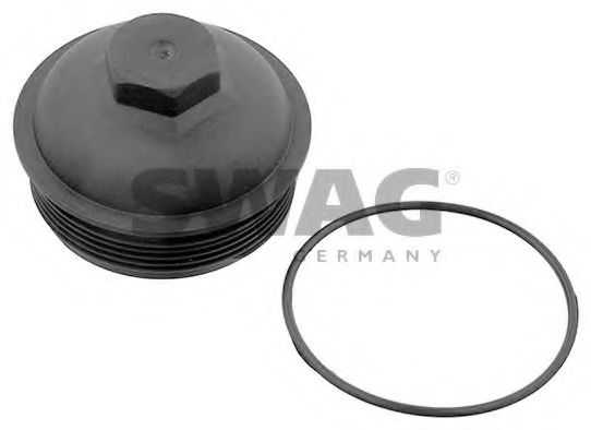 30 93 9697 Capac, carcasa filtru ulei SWAG 