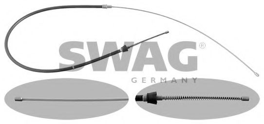 30 94 8301 Cablu, frana de parcare SWAG 