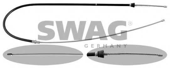 30 94 8302 Cablu, frana de parcare SWAG 