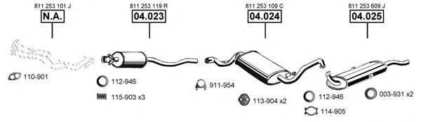 AU060775 Sistem de esapament ASMET 