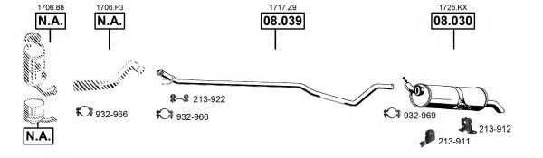 PE082660 Sistem de esapament ASMET 