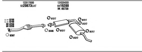 FIT14464 Sistem de esapament FONOS 