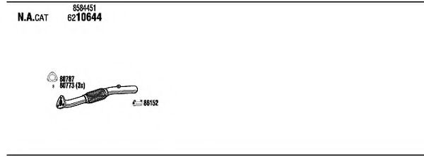 OPK13979 Sistem de esapament FONOS 