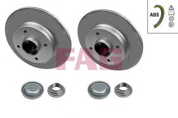 713 5405 80 Disc frana FAG 