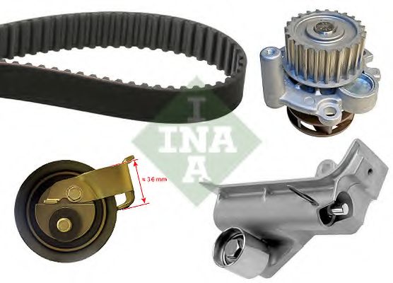 Set pompa apa + curea dintata