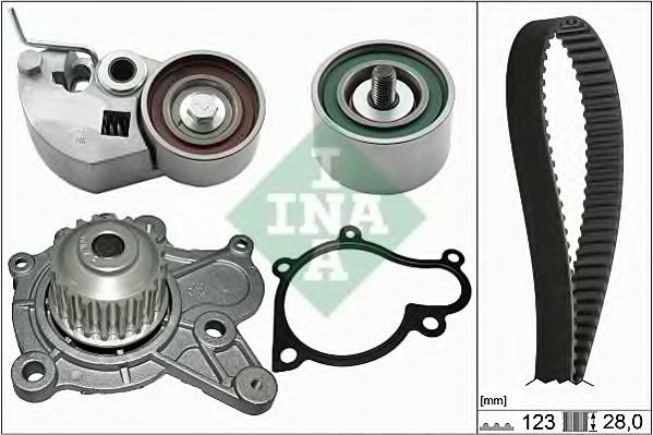 Set pompa apa + curea dintata