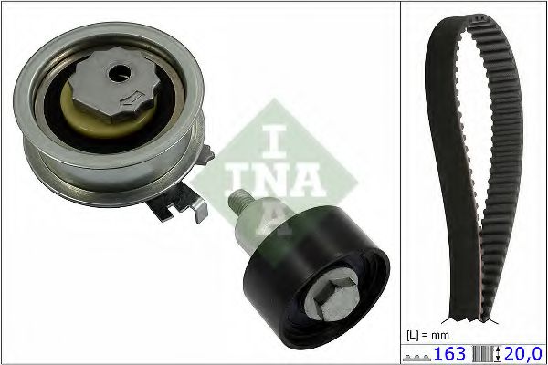 530 0592 10 Set curea de distributie INA 