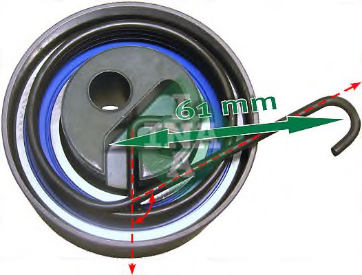 531 0535 20 rola intinzator,curea distributie INA 