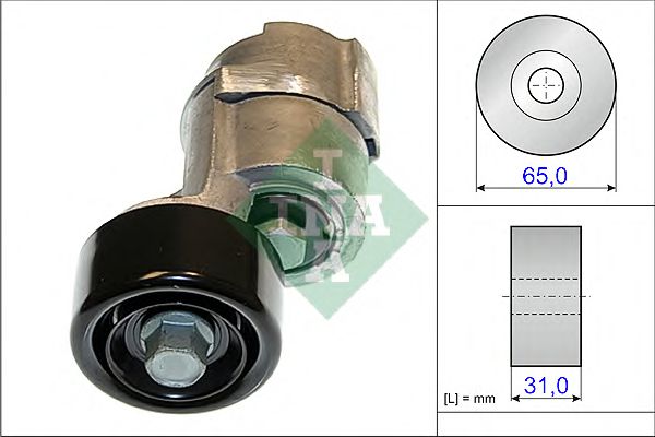 534 0430 10 intinzator,curea transmisie INA 
