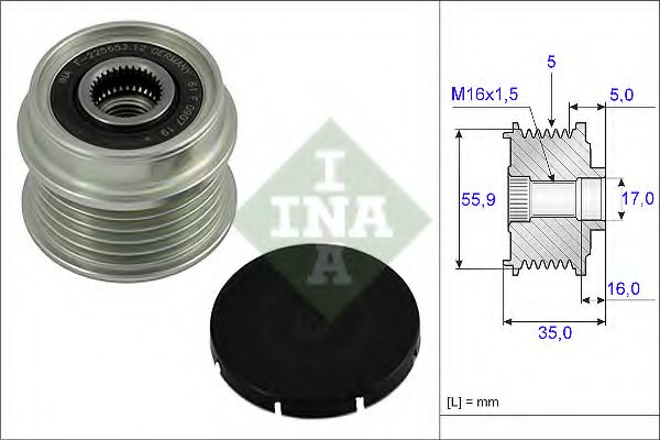 Sistem roata libera, generator
