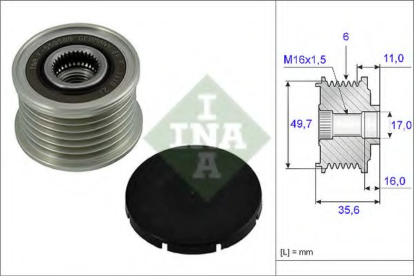 Sistem roata libera, generator