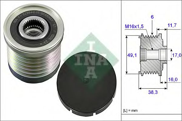 Sistem roata libera, generator