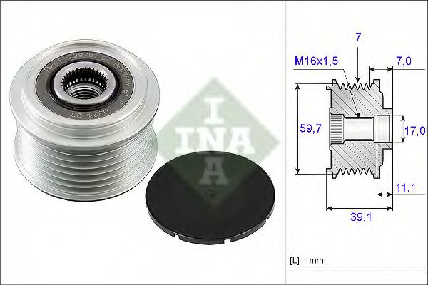 Sistem roata libera, generator
