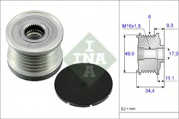 Sistem roata libera, generator