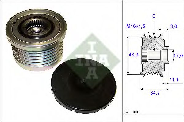 Sistem roata libera, generator