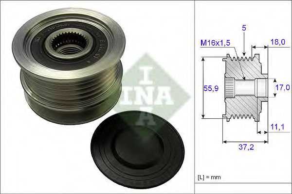 Sistem roata libera, generator