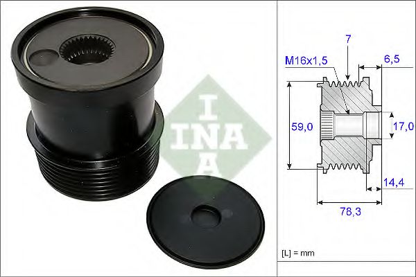 Sistem roata libera, generator