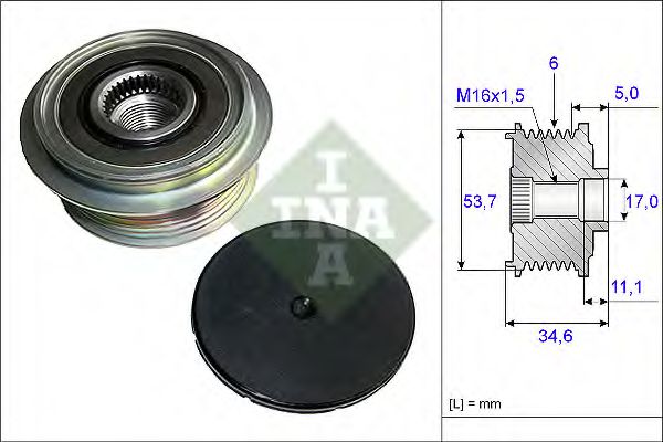 Sistem roata libera, generator