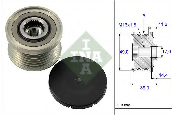 Sistem roata libera, generator
