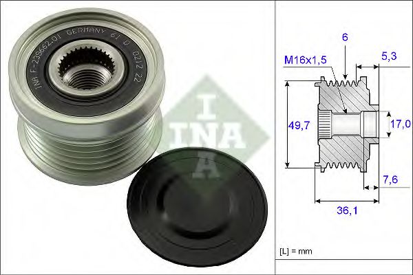 Sistem roata libera, generator