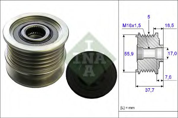 Sistem roata libera, generator