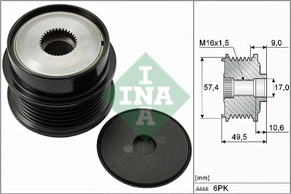 Sistem roata libera, generator