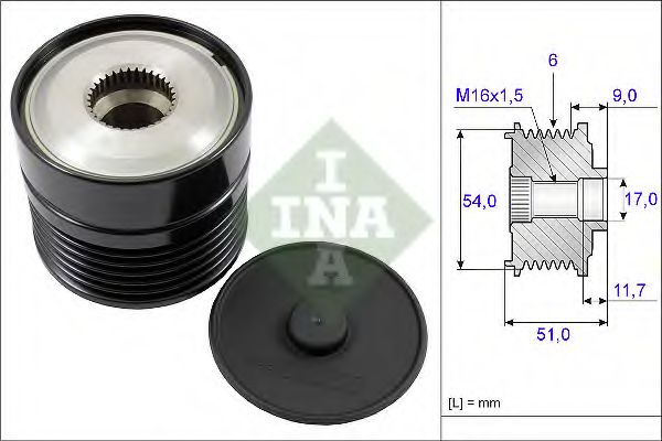 Sistem roata libera, generator