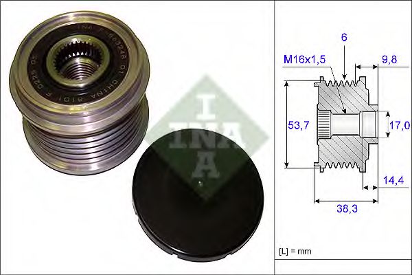 Sistem roata libera, generator