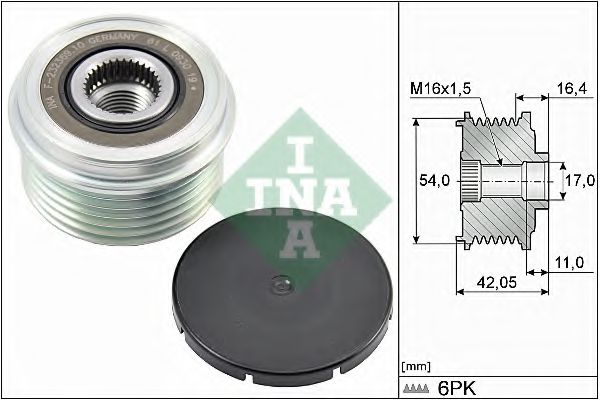 535 0285 10 Sistem roata libera, generator INA 