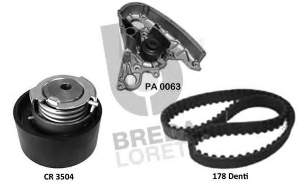 Set pompa apa + curea dintata