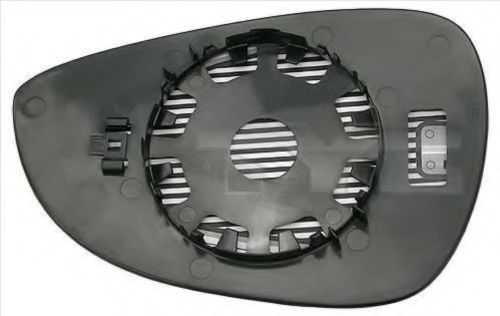 310-0130-1 Sticla oglinda, oglinda retrovizoare exterioara TYC 