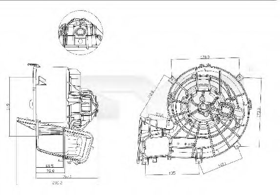 Ventilator, habitaclu